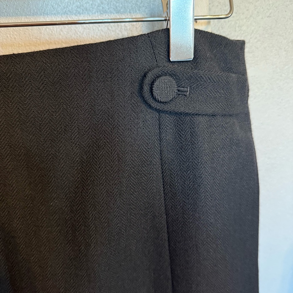 J. Crew Black Wool Pencil Skirt Women Size 8 - Picture 2 of 8